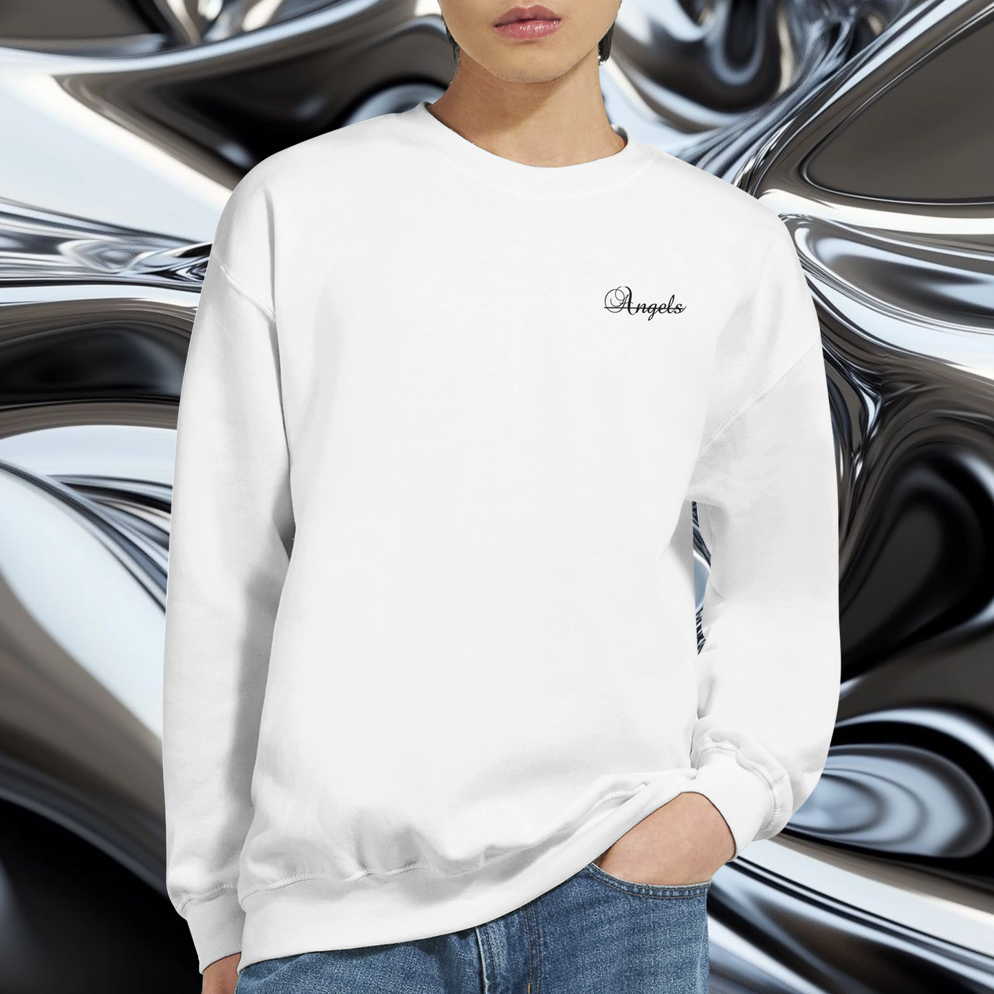 Classic Unisex Crewneck Sweatshirt ”Fallen Angels ”