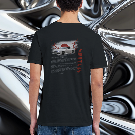 Classic Unisex Crewneck T-shirt Nissan S14 JDM style " Dark colour"